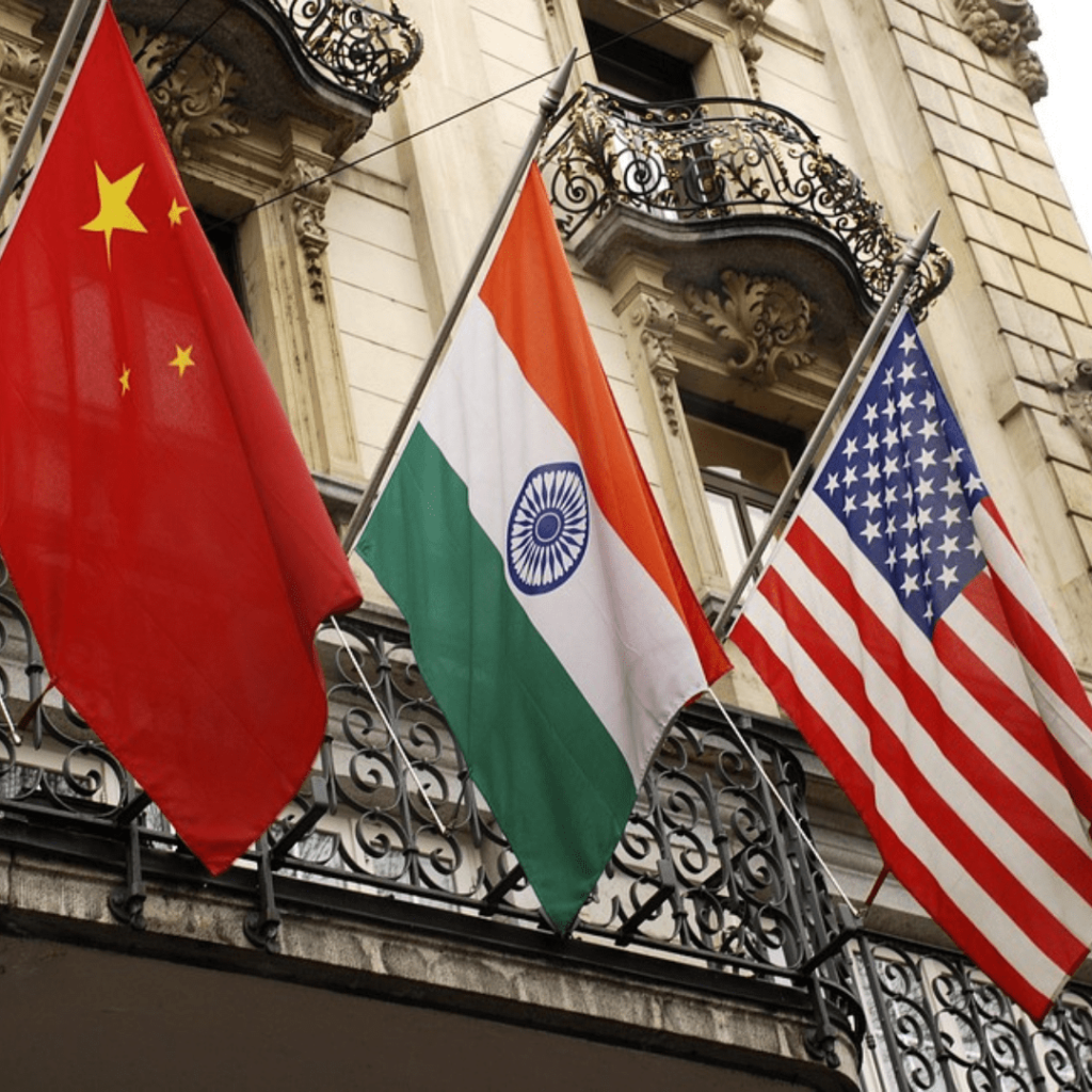 Relationship between India, China & U.S.A